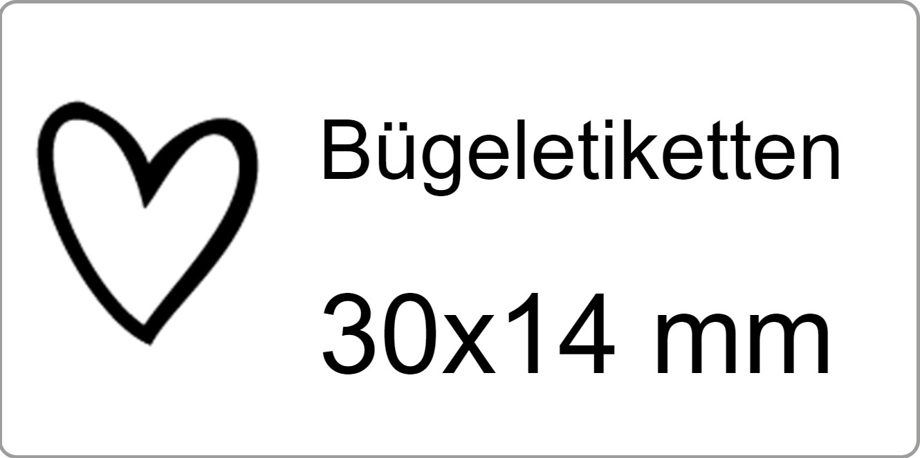 Bügeletiketten